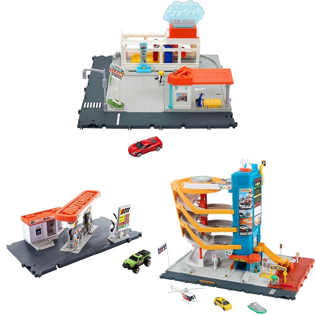 Amazon.com: Bundle of Matchbox Car Wash, Toy Chevrolet Corvette